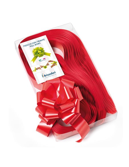 30 nastri strip 6800 31mm-Ø13cm colore rosso 07 Brizzolari 00313207