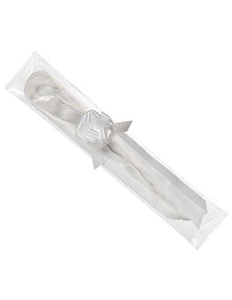 50 nastri strip 6800 50mm-Ø20cm colore bianco 01 Brizzolari 00313501