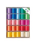 25 rocche nastro liscio 6800 10mmx10mt colori assortiti primavera Brizzolari 00307999