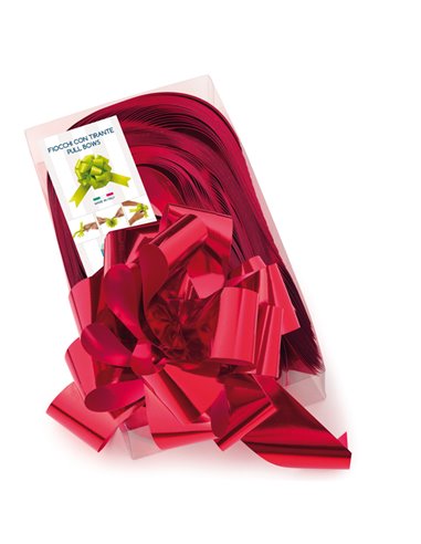 30 nastri strip metal 6870 50mm-Ø20cm colore rosso 07 Brizzolari 00314107