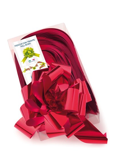 30 nastri strip metal 6870 50mm-Ø20cm colore rosso 07 Brizzolari 00314107
