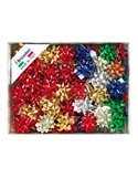 100 stelle nastro metal 6870 10mmxØ5cm colori assortiti Brizzolari 00063400