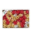100 stelle nastro metal 6870 14mmxØ6,5cm colori assortiti Brizzolari 00065900