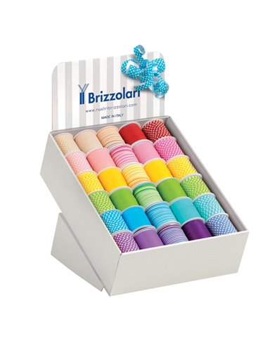 60 rocche nastro in polipropilene 10mmx10mt fantasie ass. primavera Brizzolari 01803800