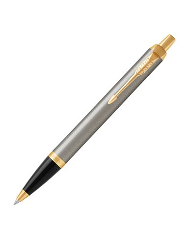 Gift Set sfera M + roller a sfera IM Brushed Metal GT Parker 2093217 PARKER SFERE E MULTIFUNZIONE