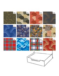 Scatola 100fg carta regalo Raso Classico 70X100cm Rex Sadoch R4405GEN