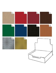 Scatola 100fg carta regalo Kraft Dark 70X100cm Rex Sadoch 74400DAR