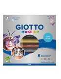 Set 6 matite cosmetiche Make Up colori metal mina da Ø 6,5mm Giotto 474100