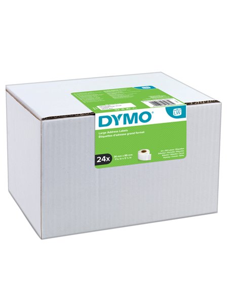 Value pack 24 rotoli etichette Indirizzi Estesi 36x89mm bianco (260e/rt) Dymo LW S0722390 DYMO ETICHETTE-NASTRI-TAMPONI PER E...