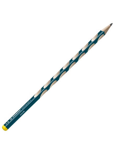 Matita grafite EasyGraph slim HB fusto petrolio per mancini Stabilo 325/HB-6 STABILO MATITE GRAFITE