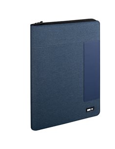 Portablocco bicolore A4 blu City Time 61740.