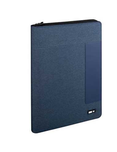 Portablocco bicolore A4 blu City Time 61740.