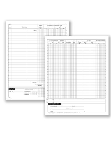 Registro Corrispettivi 16pag. num.31x24,5cm DU1386N0000 Data Uffcio DU1386N0000 DATA UFFICIO REGISTRI CONTABILITA' IVA