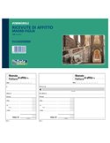 Blocco 100 ricevute/fatture di affitto madre-figlia 10x21,5cm DU160200000 DU160200000