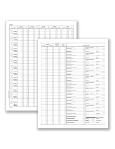 Registro prospetto riepilogativo assoc.sportive 8pag. 31x24,5cm DU13852S000 DU DU13852S000