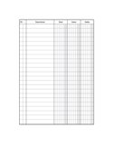 Registro Dare-Avere-Saldo 96pag. 17x12cm DU133300000 Data Ufficio DU133300000