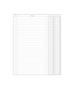 Registro Entrate-Uscite 100pag. 31x24,5cm DU135800000 Data Ufficio DU135800000 DATA UFFICIO SEGRETERIA