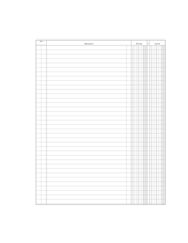 Registro Entrate-Uscite 100pag. 31x24,5cm DU135800000 Data Ufficio DU135800000 DATA UFFICIO SEGRETERIA