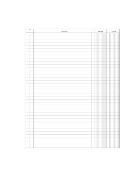 Registro Entrate-Uscite 100pag. 31x24,5cm DU135800000 Data Ufficio DU135800000 DATA UFFICIO SEGRETERIA