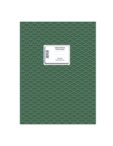 Registro verbali collegio cindacale 96pag num.uso bollo 31x24,5cm 2207A1200G 2207A1200G DATA UFFICIO LIBRI SOCIALI