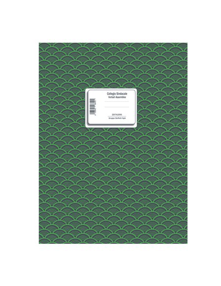 Registro verbali collegio cindacale 96pag num.uso bollo 31x24,5cm 2207A1200G 2207A1200G DATA UFFICIO LIBRI SOCIALI