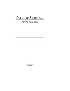 Registro verbali collegio cindacale 96pag num.uso bollo 31x24,5cm 2207A1200G 2207A1200G DATA UFFICIO LIBRI SOCIALI 2