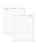 Registro corrispondenza arrivo/partenza 50pgg. 31x24,5cm DU138000000 DU DU138000000