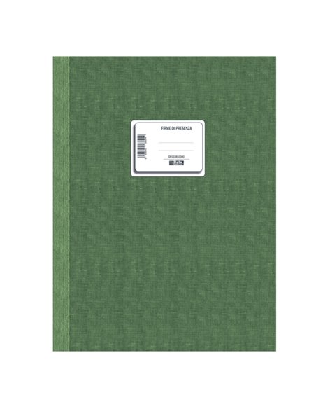 Registro Firme Presenza 49pag. 31x24,5cm DU133810000 Data Ufficio DU133810000