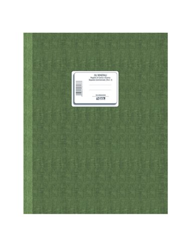 Registro carico/scarico oli minerali Mod. A 49 pag.num. 31x24,5cm DU1366A0000 DU DU1366A0000 DATA UFFICIO AZIENDE-CONTABILITA...