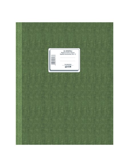 Registro carico/scarico oli minerali Mod. A 49 pag.num. 31x24,5cm DU1366A0000 DU DU1366A0000 DATA UFFICIO AZIENDE-CONTABILITA...