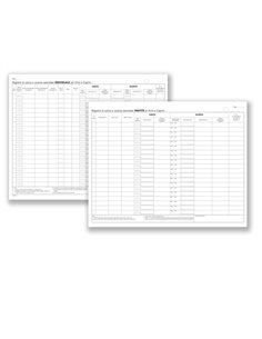 Registro carico/scarico ovini/caprini 46pag. num. 24,5x31cm DU138412000 DU DU138412000 DATA UFFICIO MAGAZZINO-TRASPORTI