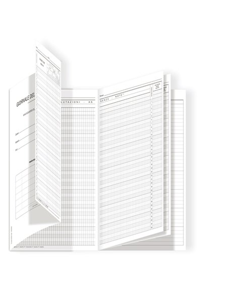 Registro del Professore (3 classi) 31x17cm 3425PS000G Data Ufficio 3425PS000G