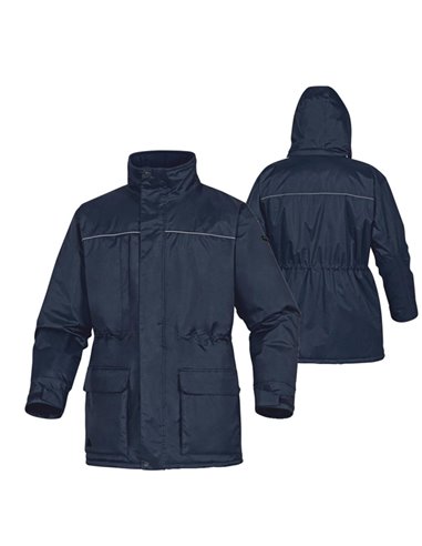 Parka in poliestere HELSINKI2 freddo estremo Tg. XL blu HELS2BMXG DELTAPLUS GIACCHE-GILET-GIUBBINI