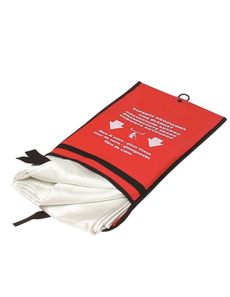 Coperta antifiamma EN 1869 cm.150x180 COP215/A COP215/A PVS VALIGETTE PRONTO SOCCORSO E DISPOSITIVI SALVAVITA