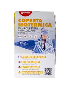 Coperta isotermica oro/argento COP216
