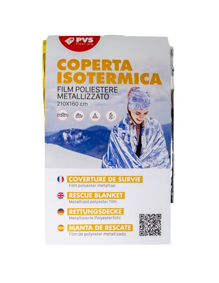 Coperta isotermica oro/argento COP216