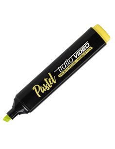 Evidenziatore Tratto Video Pastel giallo 833511 TRATTO COLORE LIQUIDO