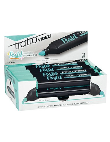 Evidenziatore Tratto Video Pastel verde 833518 TRATTO COLORE LIQUIDO