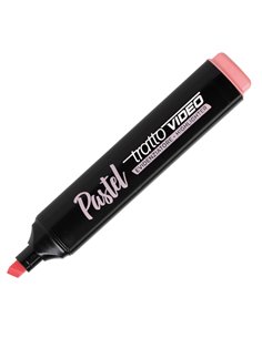 Evidenziatore Tratto Video Pastel rosa 833507 TRATTO COLORE LIQUIDO