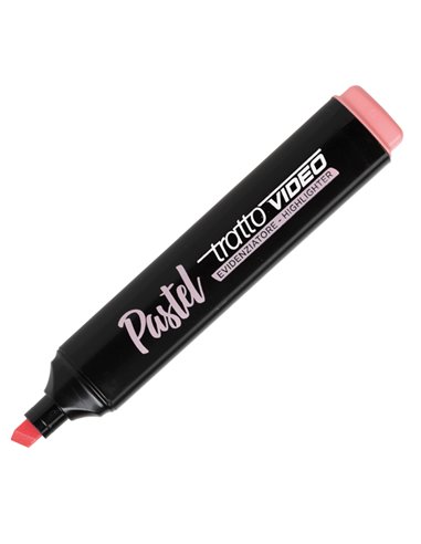 Evidenziatore Tratto Video Pastel rosa 833507 TRATTO COLORE LIQUIDO