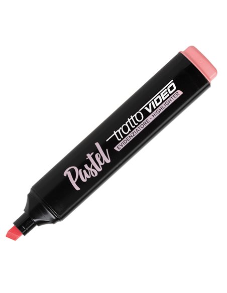 Evidenziatore Tratto Video Pastel rosa 833507 TRATTO COLORE LIQUIDO