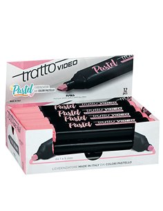 Evidenziatore Tratto Video Pastel rosa 833507 TRATTO COLORE LIQUIDO 2