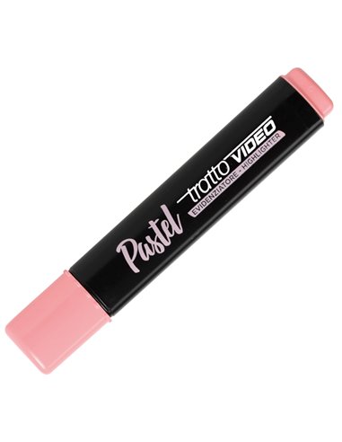 Evidenziatore Tratto Video Pastel rosa 833507 TRATTO COLORE LIQUIDO