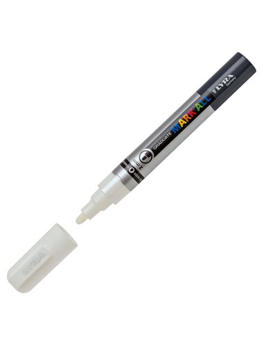 Marcatore Graduate Mark All punta tonda bianco Lyra L6820001 LYRA A BASE D'ACQUA
