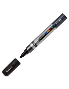 Marcatore Graduate Mark All punta tonda nero Lyra L6820099 LYRA A BASE D'ACQUA