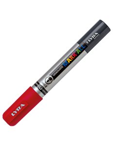 Marcatore Graduate Mark All punta tonda rosso Lyra L6820018 LYRA A BASE D'ACQUA 2