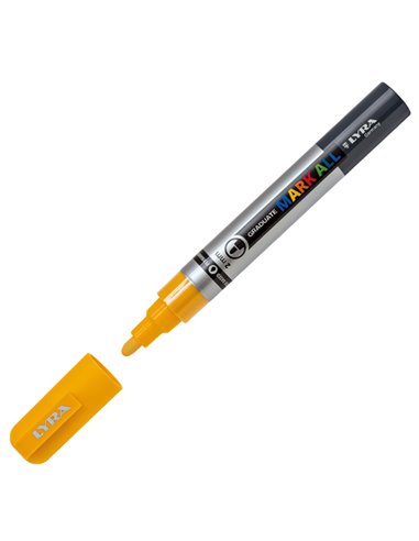 Marcatore Graduate Mark All punta tonda giallo Lyra L6820007 LYRA A BASE D'ACQUA