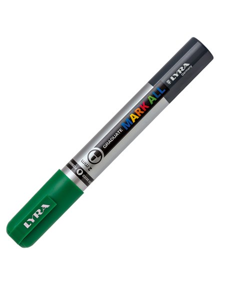 Marcatore Graduate Mark All punta tonda verde prato Lyra L6820067