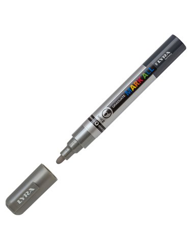 Marcatore Graduate Mark All punta tonda argento Lyra L6820251