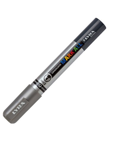 Marcatore Graduate Mark All punta tonda argento Lyra L6820251